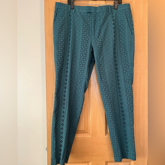 International Concepts Eyelet Pants in Island Breeze  NWT - Picture 5 of 13